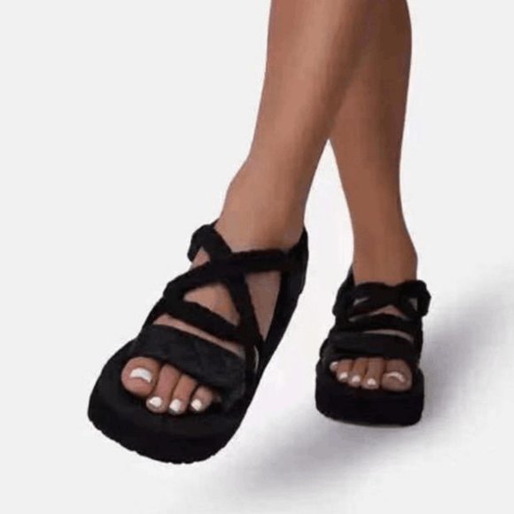 Euramerican hemp rope beach sandals (Roman sandals) - Picture 1 of 3